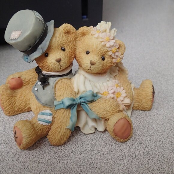 Cherished Teddies Robbie and Racheal Love Bears All Things - Picture 1 of 8